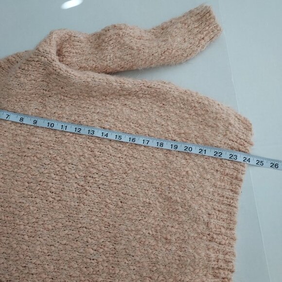 Dreamers Cotton Blend Fuzzy Soft Peach Sweater - Picture 5 of 12